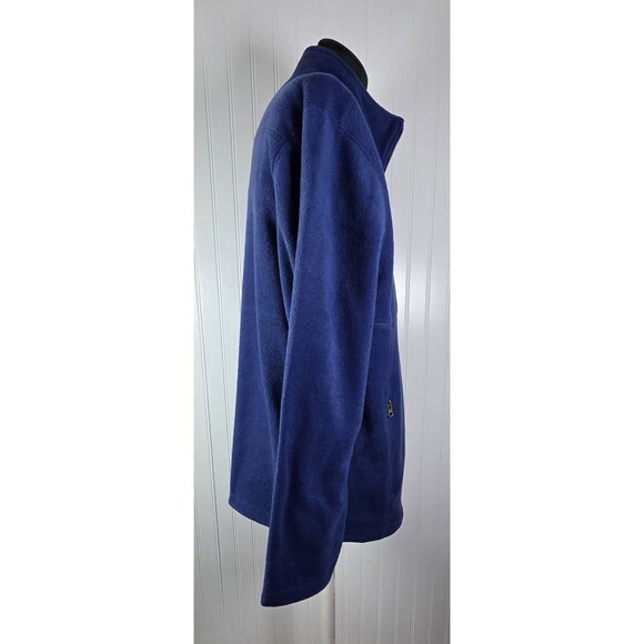 Stanley Fleece Royal Blue Full Zip Performance Jacket Mens Size XL Drawstring - Picture 3 of 14